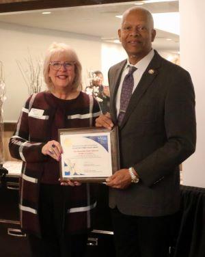 Congressman Hank Johnson and NASN President Kate King